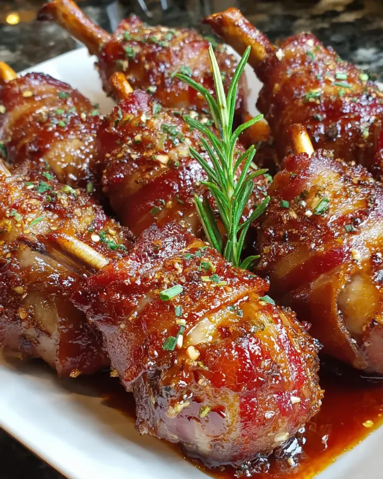 Sweet Chili Bacon Lollipops