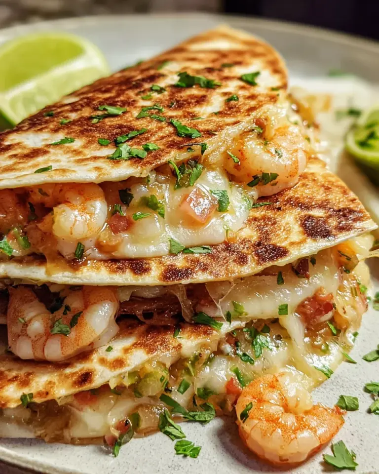 Shrimp Quesadilla with Melty Cheese: A Quick, Tasty Delight!