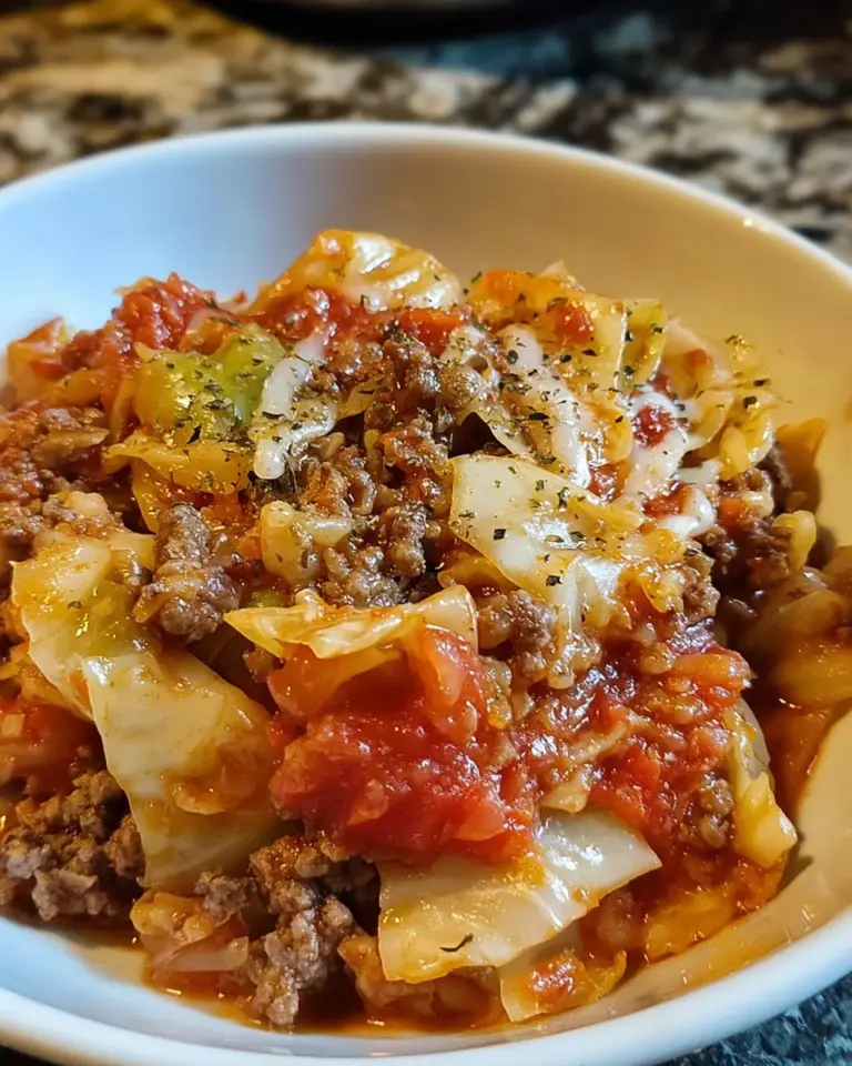 Crockpot Cabbage Roll Casserole