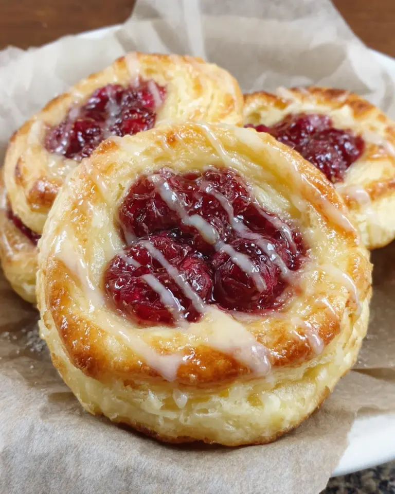 Raspberry Cheesecake Danish Pastry