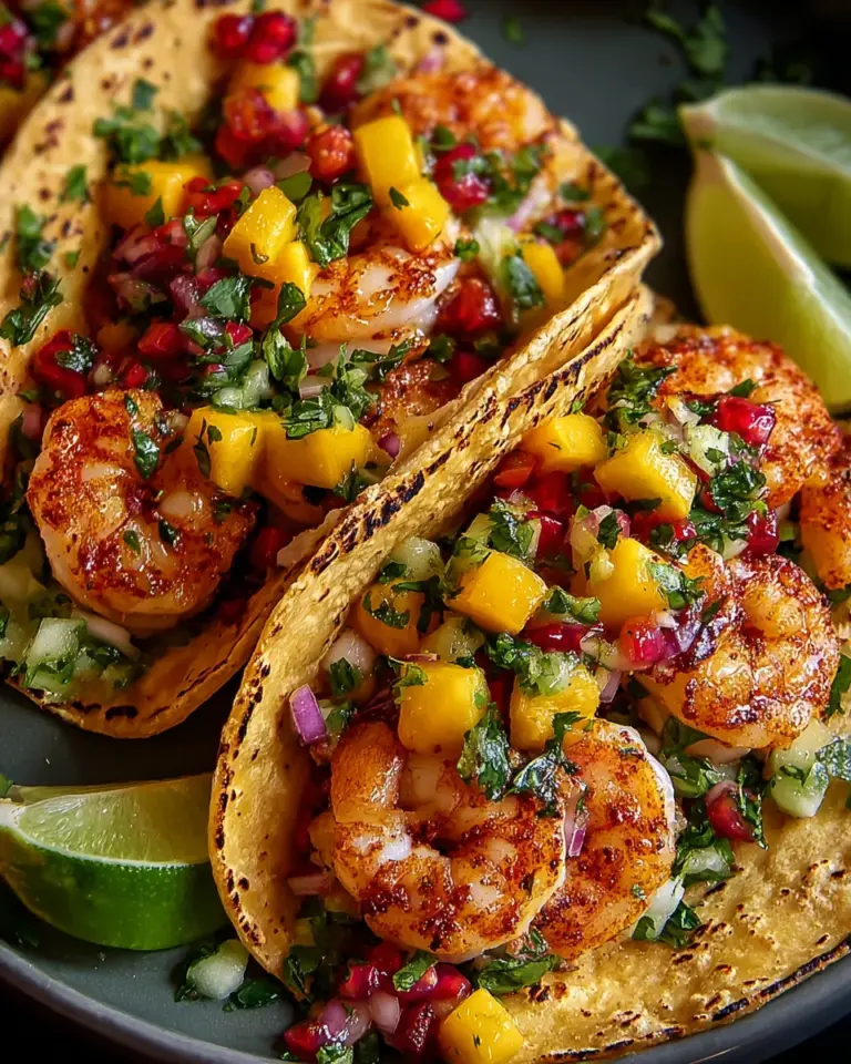 Honey Chipotle Shrimp Tacos