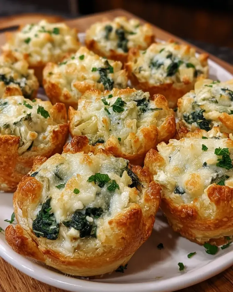 Cheesy Spinach Artichoke Dip Bites that Impress Everyone!
