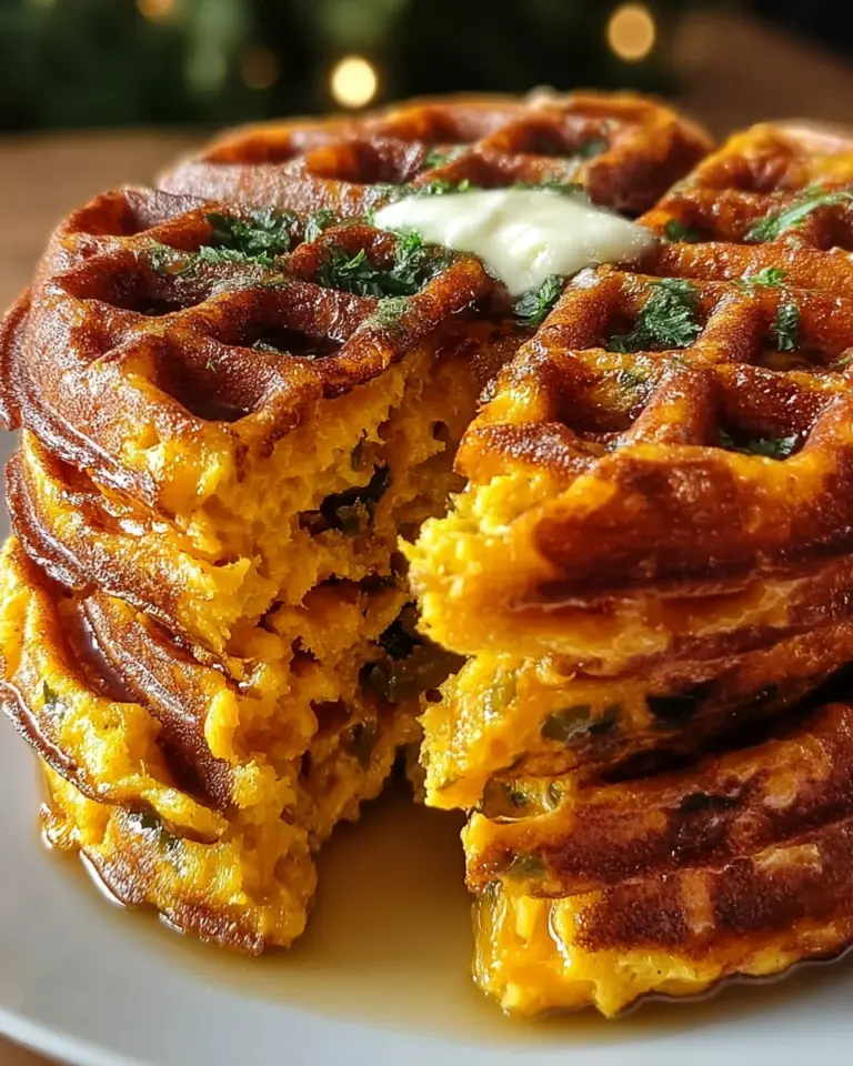 Cheddar Jalapeño Cornbread Waffles for a Tasty Twist!