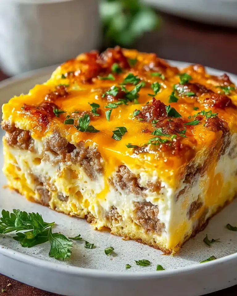 Easy Sausage and Egg Casserole that Everyone Will Love!