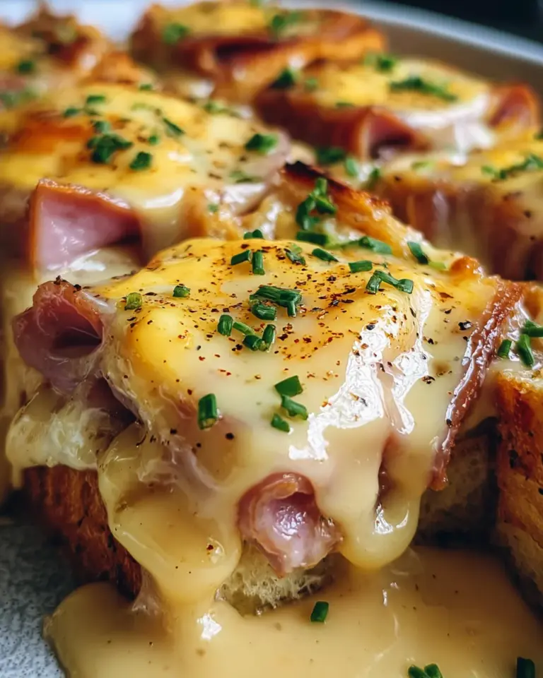 Eggs Benedict Casserole with Hollandaise Sauce