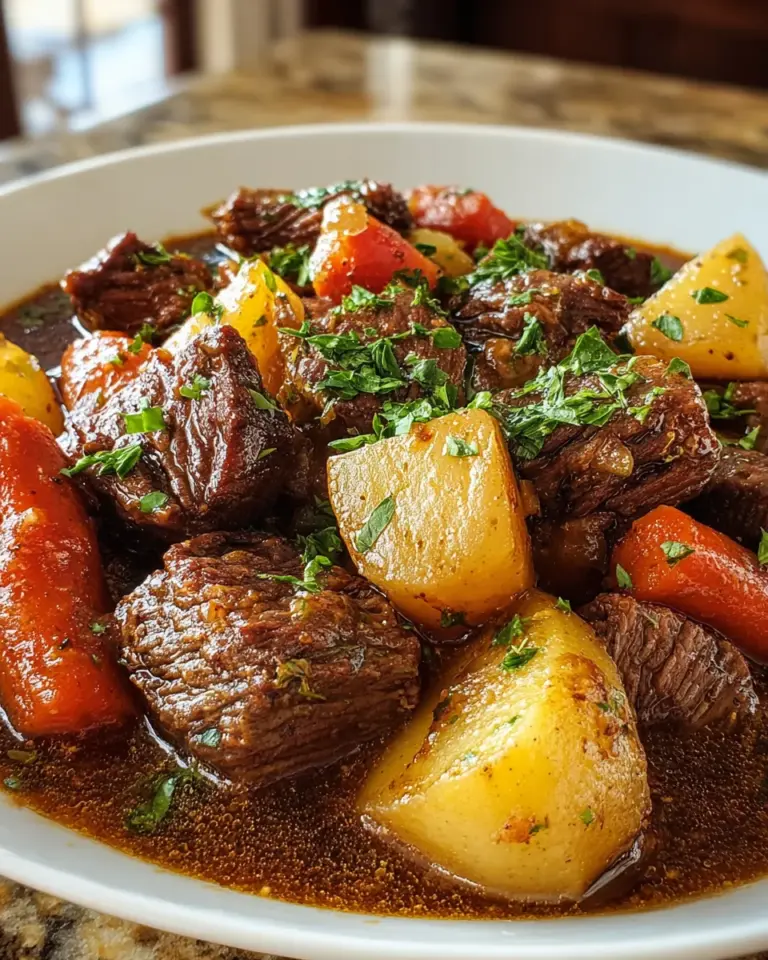 Easy Crockpot Beef Stew