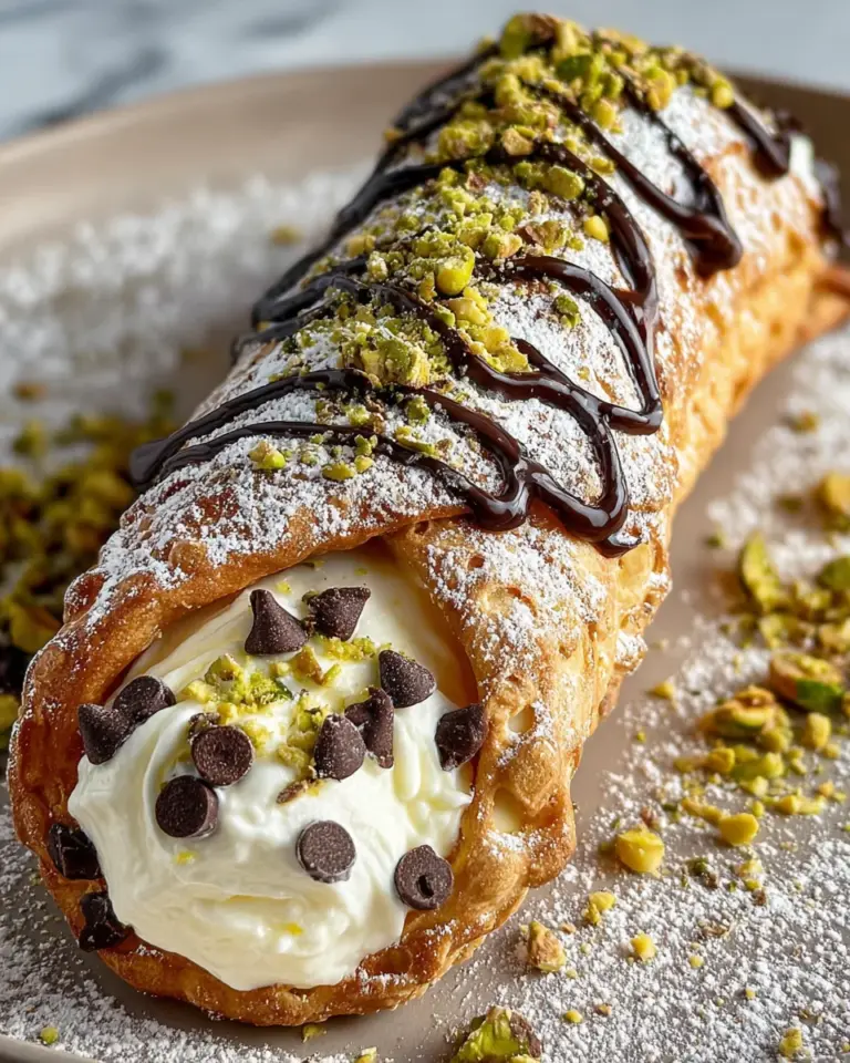 Decadent Italian Cannoli Cake with Creamy Ricotta Filling
