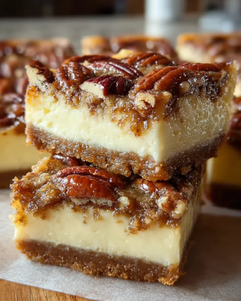 Pecan Pie Cheesecake Bars