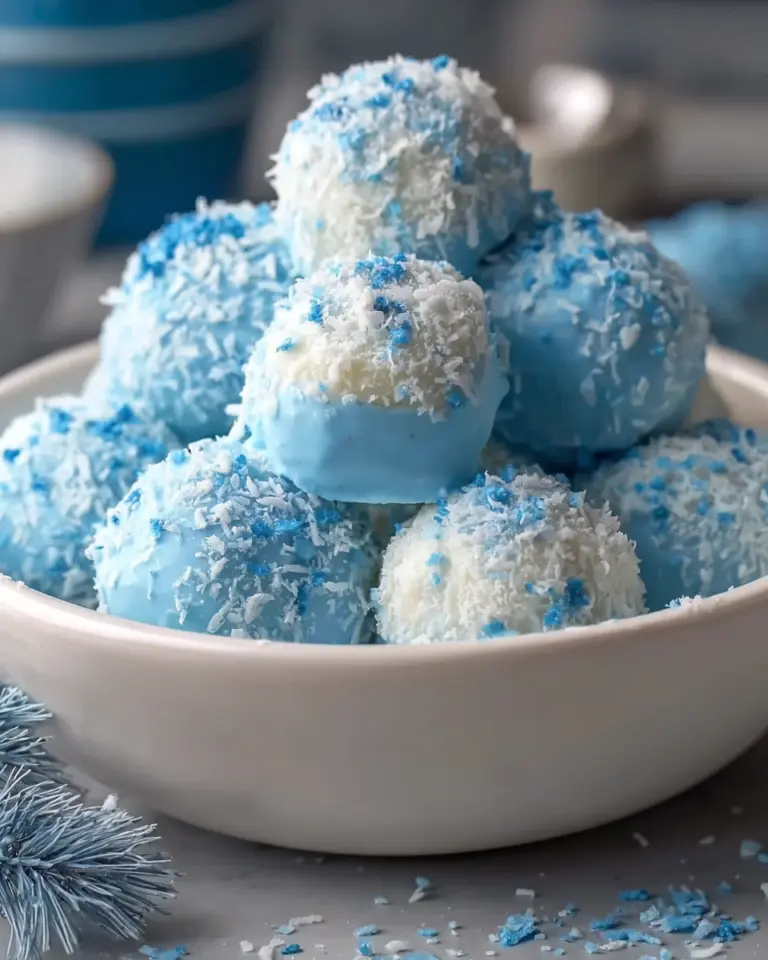Easy Blue Christmas Truffles: Delight Your Holiday Guests!