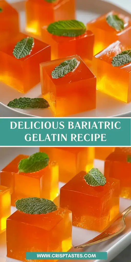 Delicious Bariatric Gelatin Recipe Crisp Tastes