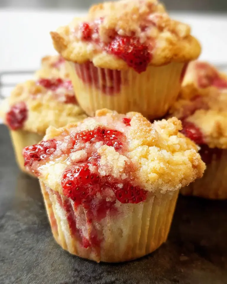Double Strawberry Muffins: Indulge in a Sweet Delight!