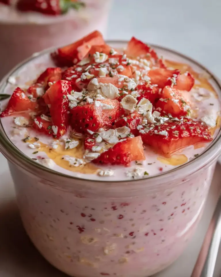Strawberry Overnight Oats: A Delicious Morning Boost!