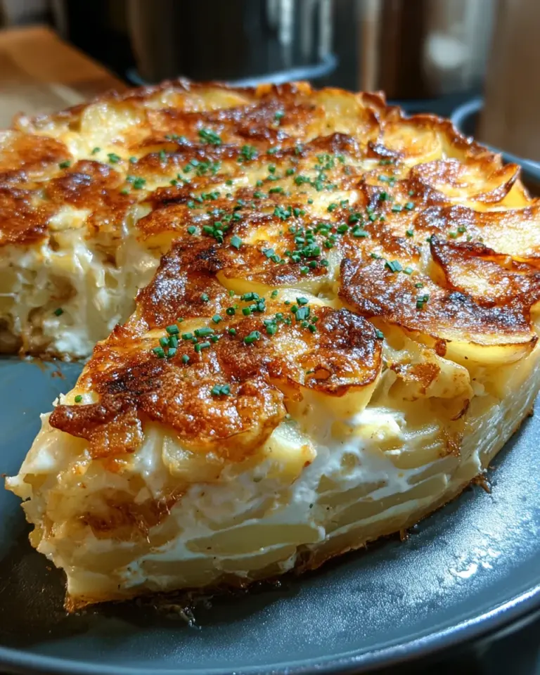 Creamy Cheese and Potato Pie