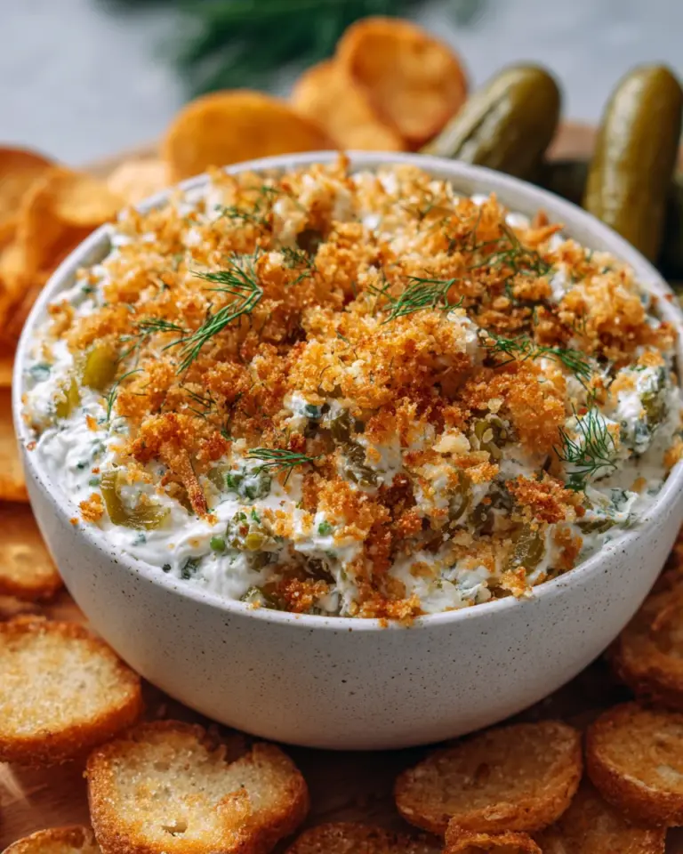 Fried Pickle Ranch Dip: A Creamy, Crunchy Delight!