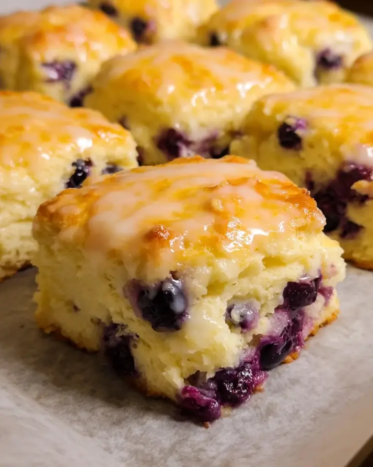 Lemon Blueberry Butter Swim Biscuits: Bake Perfect Treats!