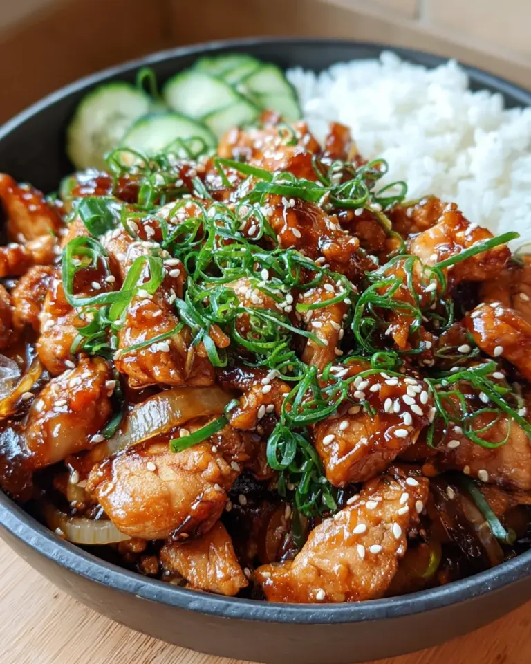 Easy Chicken Bulgogi Dak
