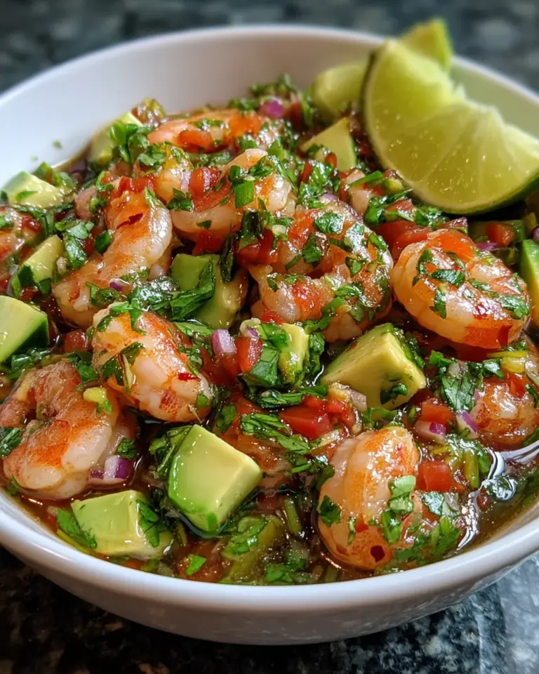 Chilli Lime Shrimp Ceviche