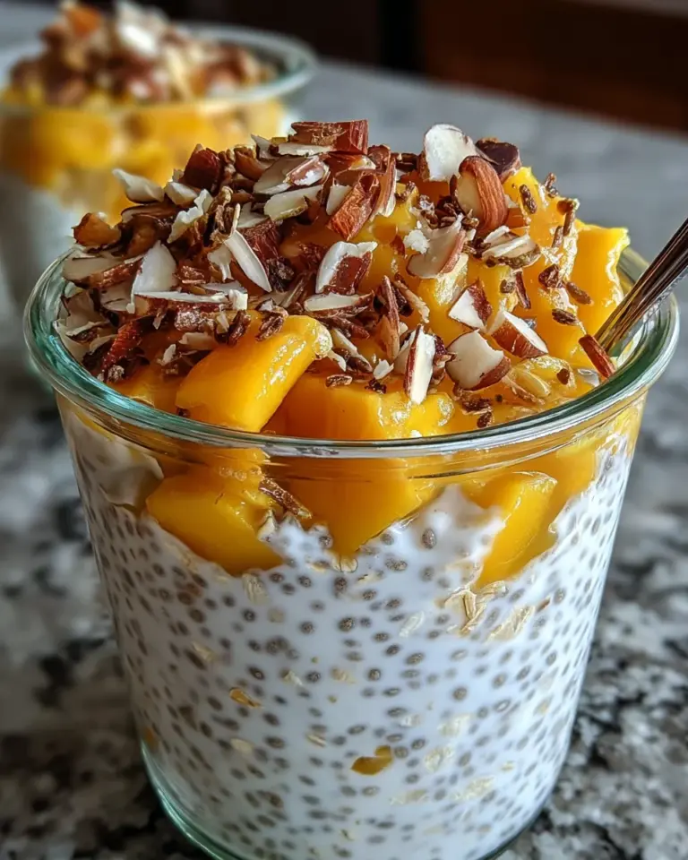 Mango Chia Overnight Oats: A Delicious Morning Boost!