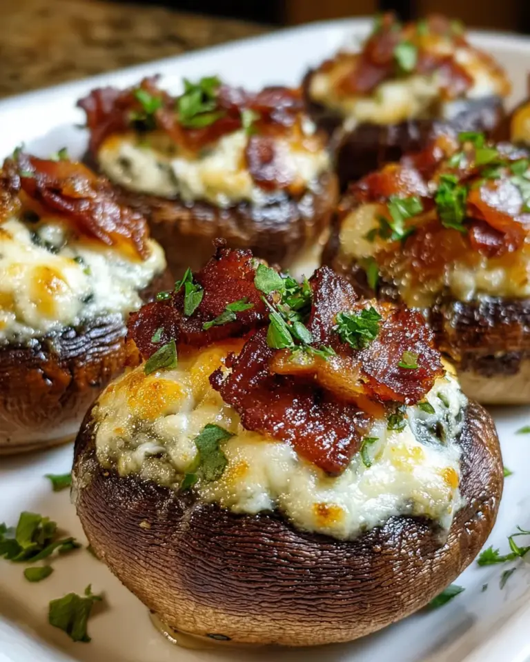 Keto Bacon Cheese Mushrooms: A Delicious Low-Carb Treat!