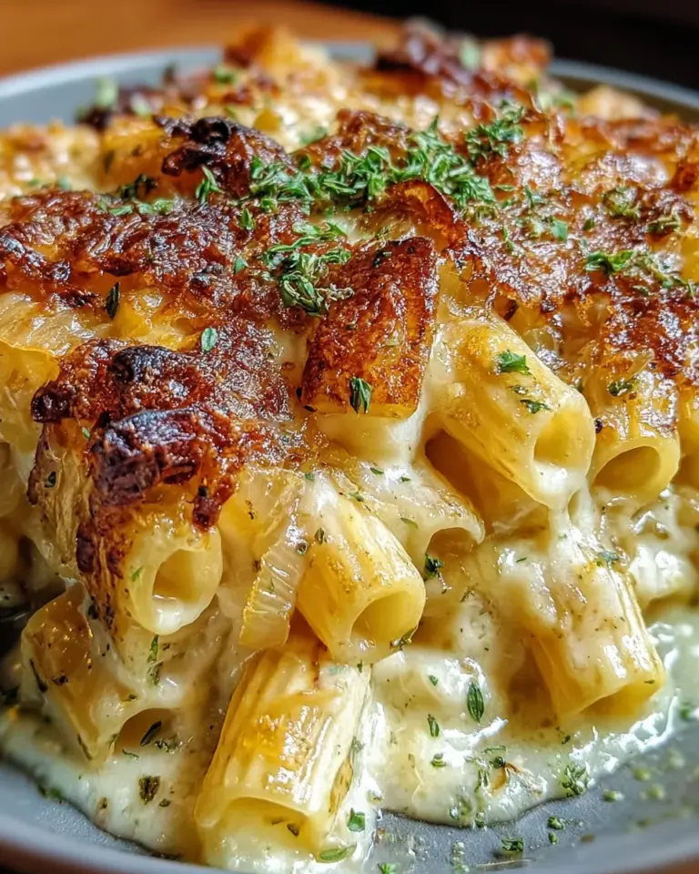 French Onion Pasta Bake: A Hearty Comfort Dish!