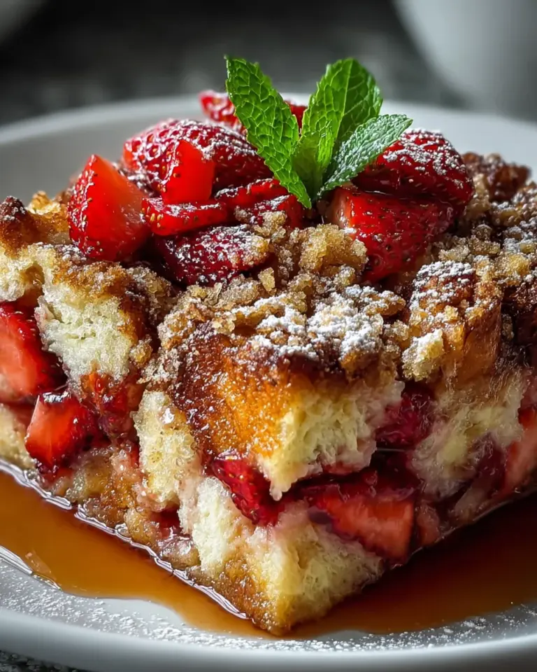 Strawberry French Toast Casserole