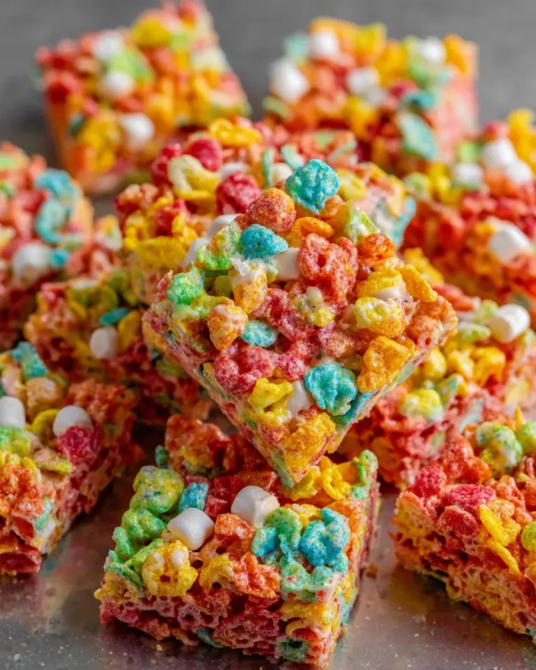 Fruity Pebbles Rice Krispie Treats