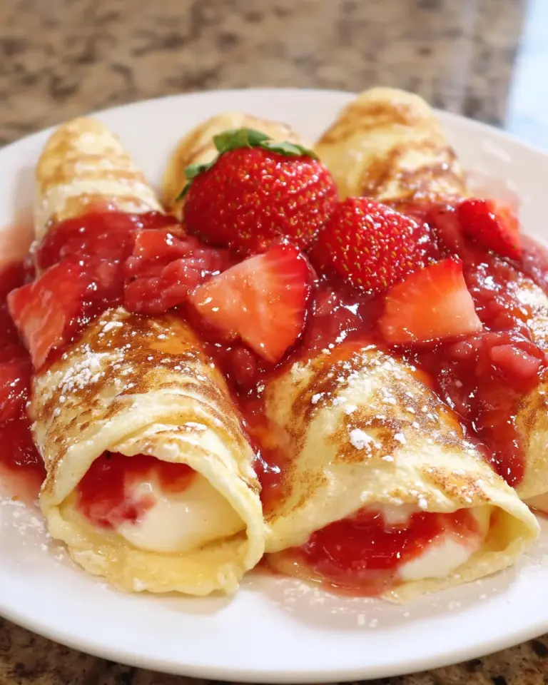 Strawberry Pie Enchiladas