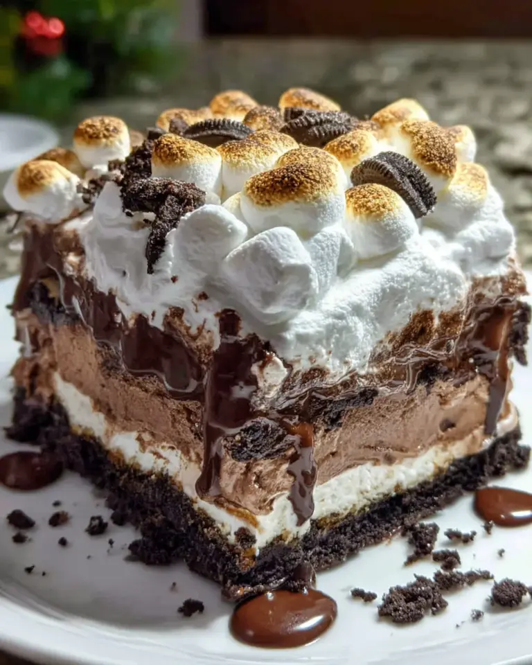 Hot Chocolate Lasagna