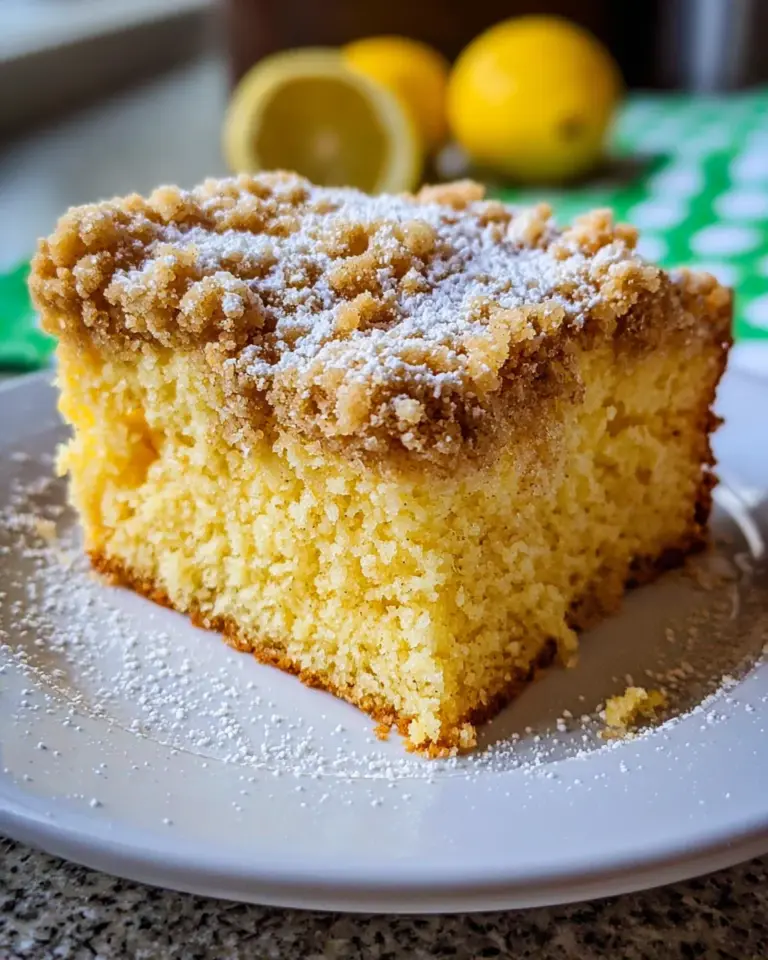 Lemon Crumb Coffee Cake