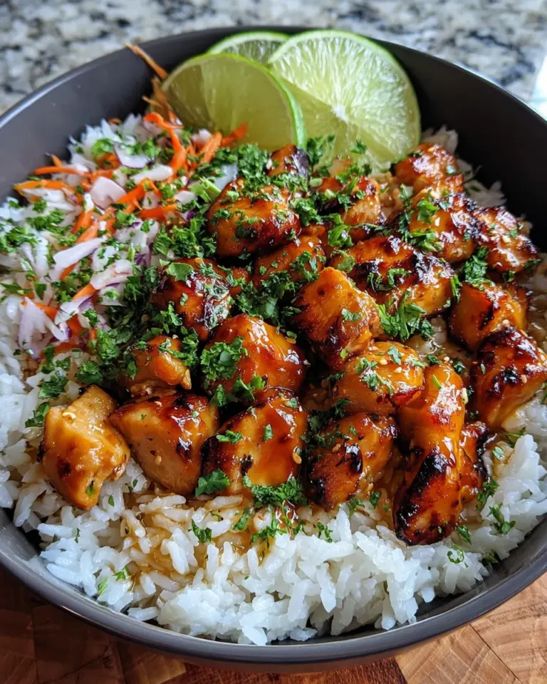 Maple Chicken Coconut Rice