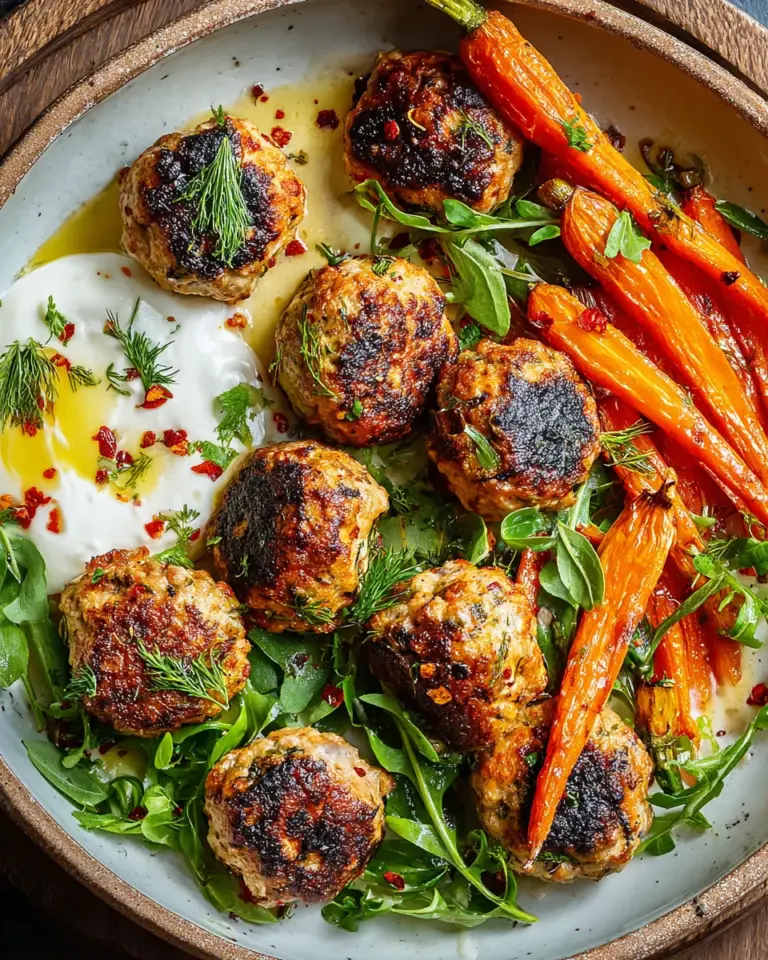 Freeform Chicken Meatballs Carrots Yogurt