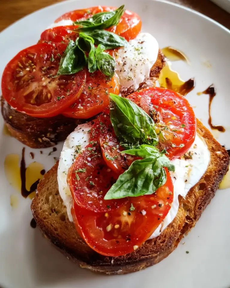 Tomato Burrata Toast
