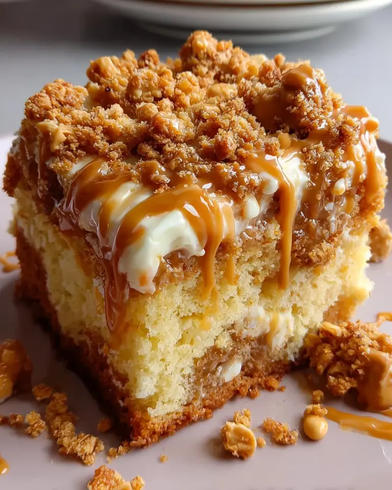 Butterscotch Crunch Cake Dessert