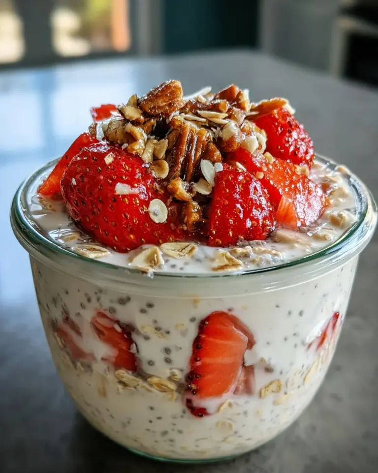 Strawberry Overnight Oats
