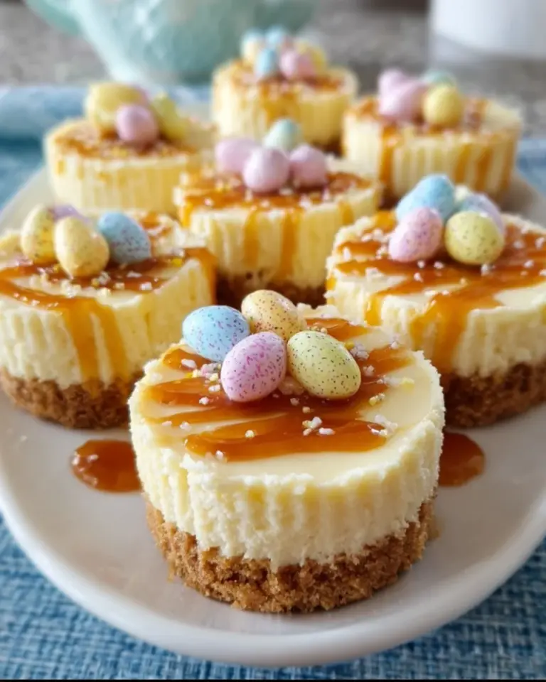 Mini Easter Cheesecakes