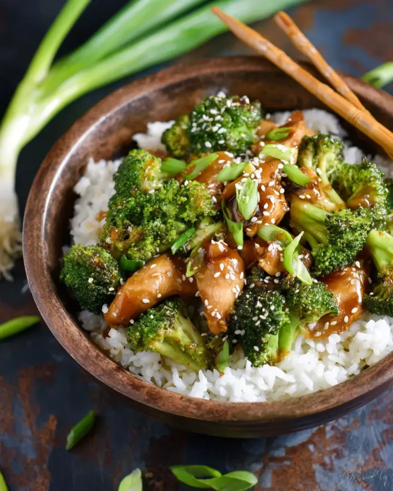 Sesame Chicken and Broccoli