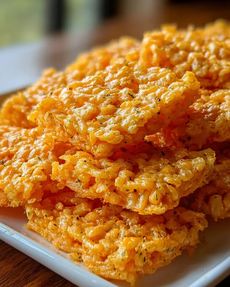 Rice Krispie Cheddar Crackers