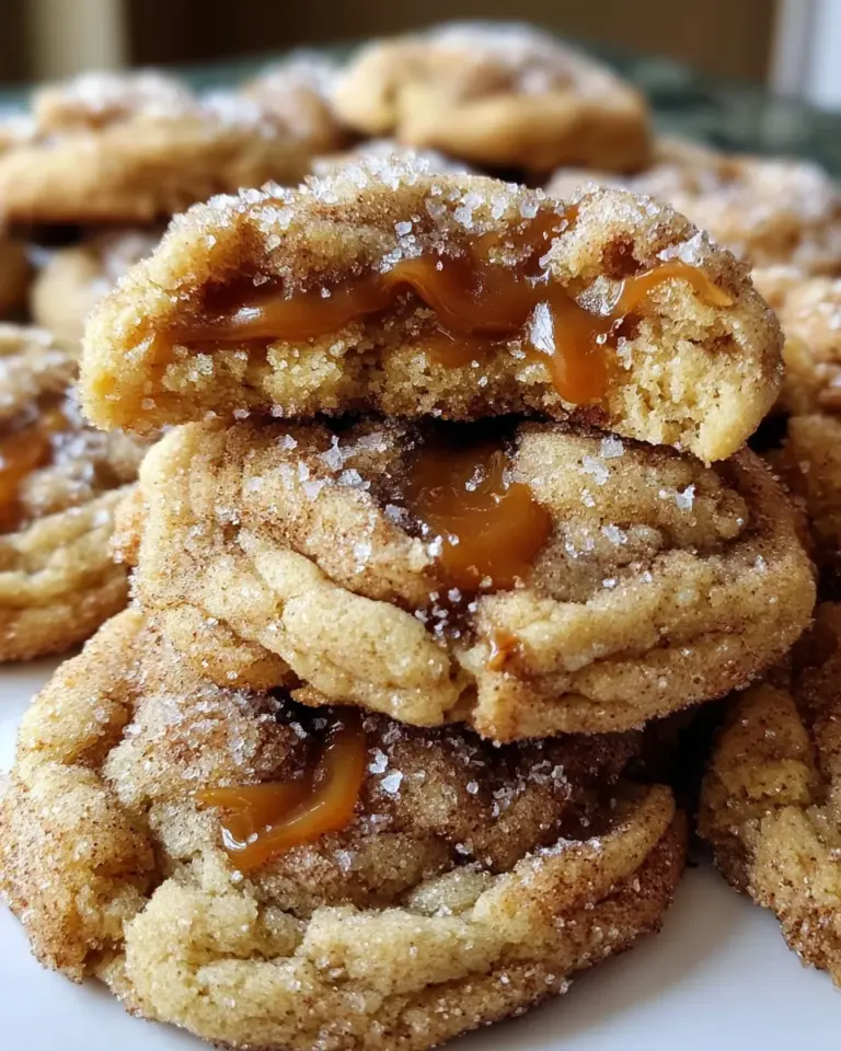 Brown Sugar Cinnamon Caramel Cookies