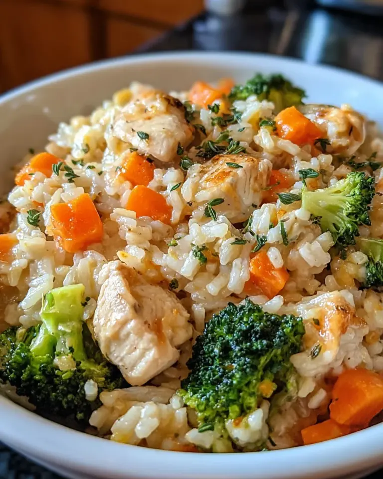 Healthy Chicken and Rice Casserole