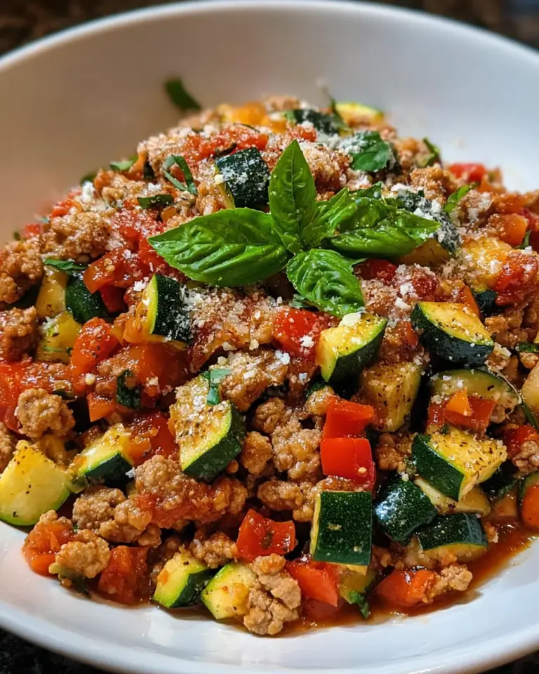 Turkey Zucchini Skillet