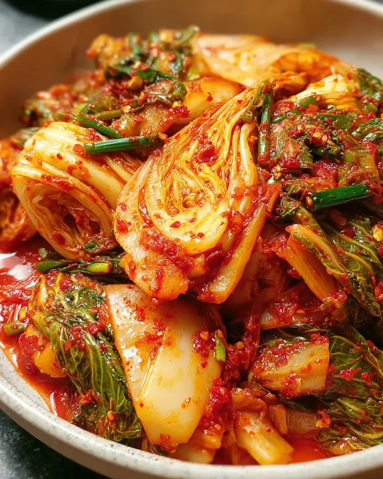 Vegan Kimchi Napa Cabbage