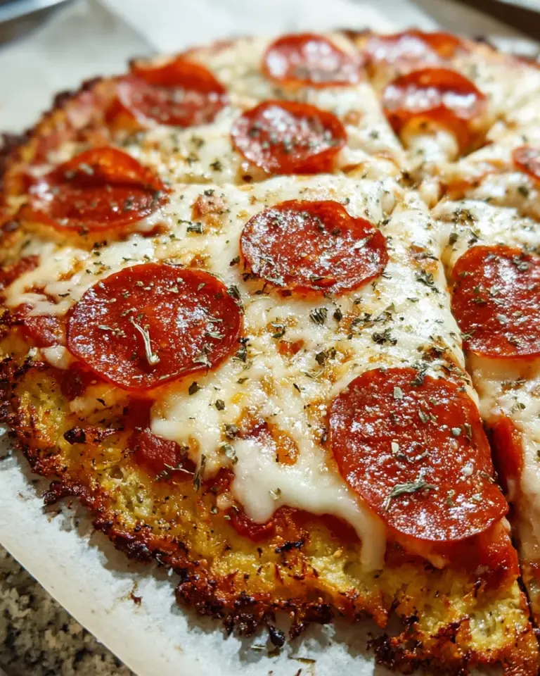 Chicken Crust Pizza Pepperoni
