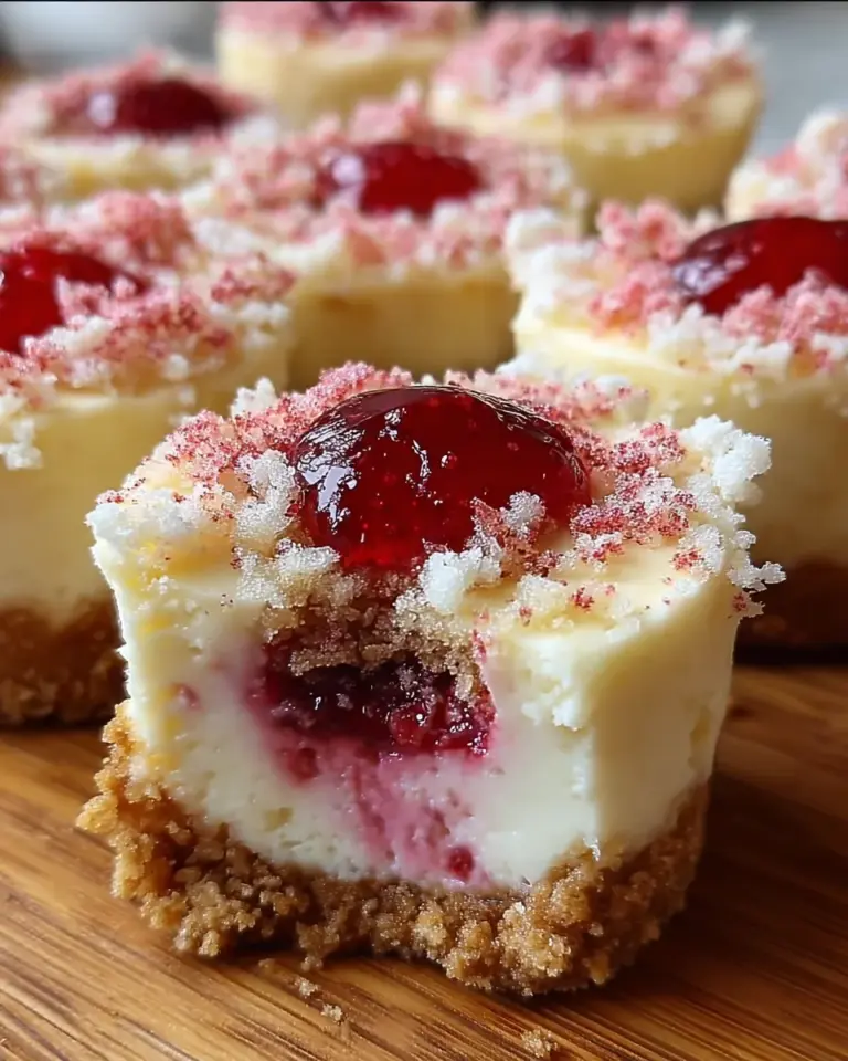 Strawberry Crunch Cheesecake Bites
