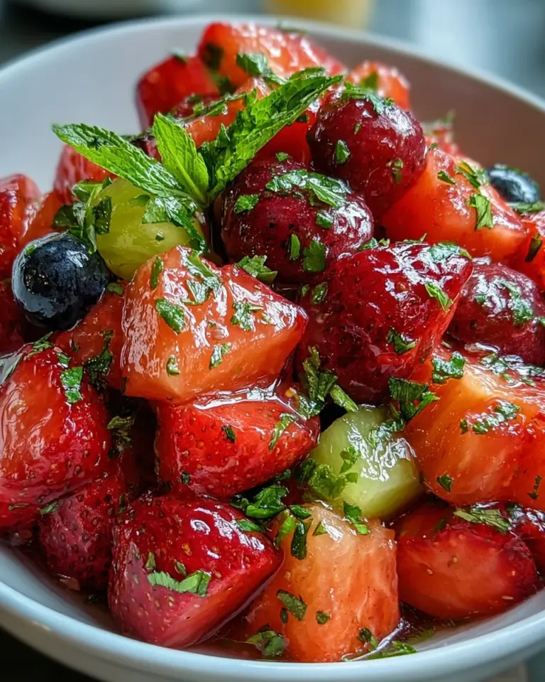 Strawberry Lemonade Fruit Salad