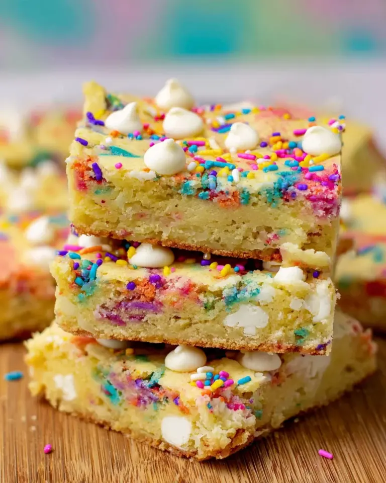 Funfetti Cake Mix Cookie Bars