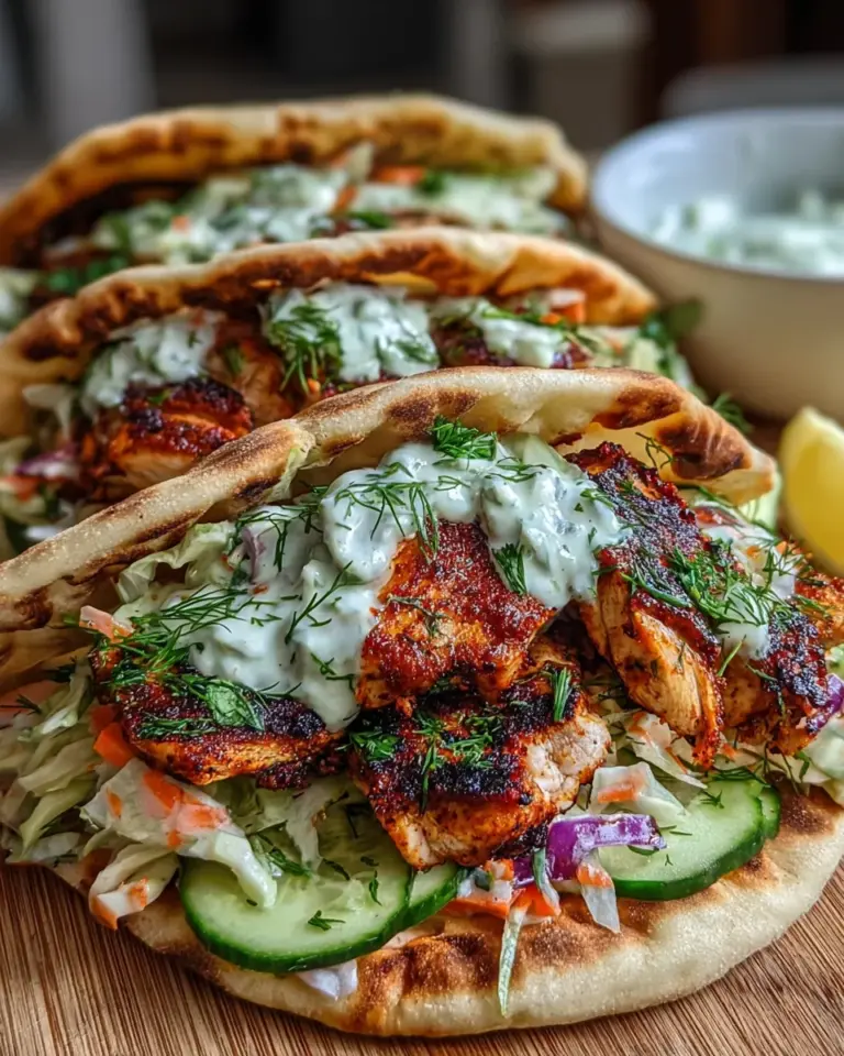 Flavor-Packed Chicken Pitas