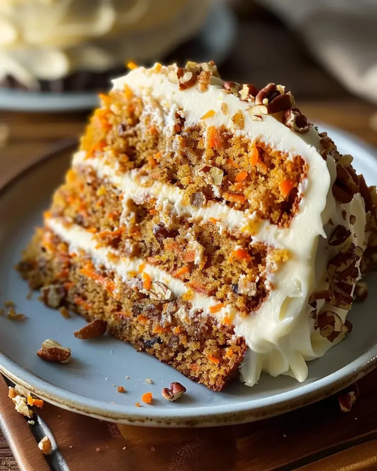 Moist Homemade Carrot Cake Recipe
