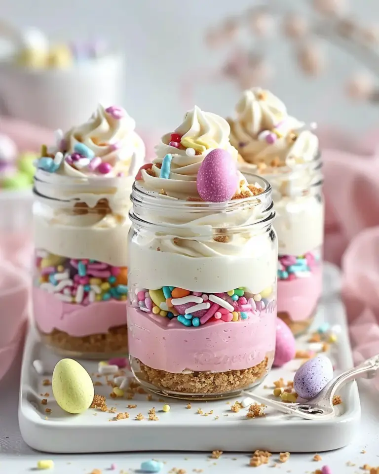 Easter Egg Cheesecake Jars: Delight in This Easy Recipe!