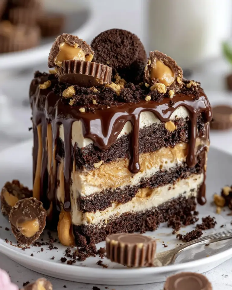 Peanut Butter Icebox Cake