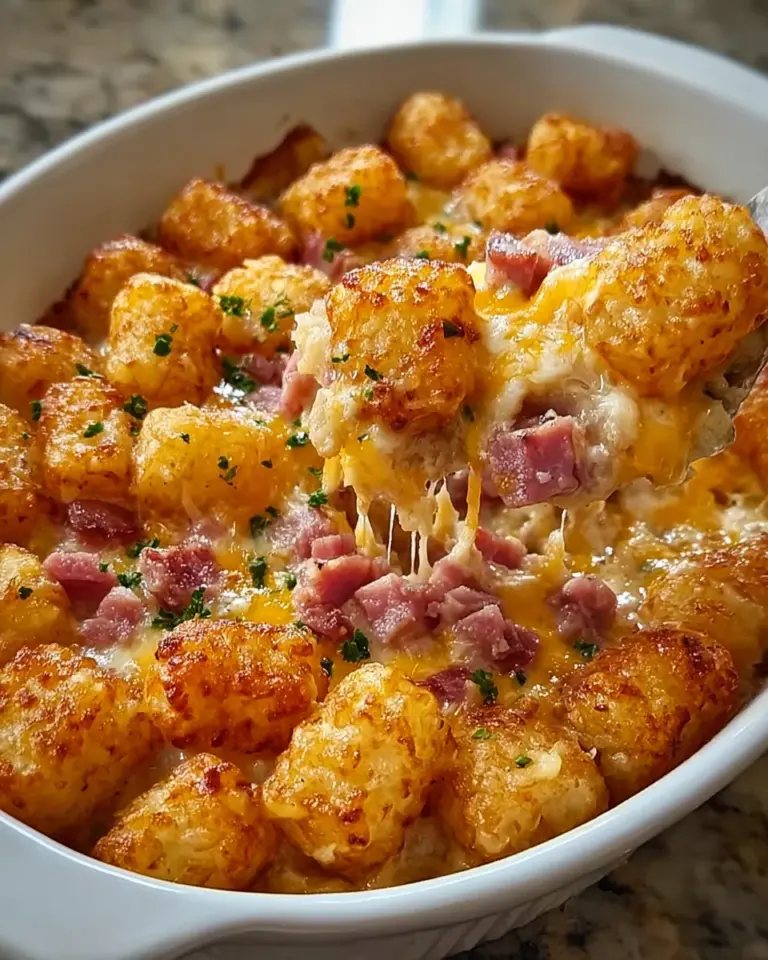 Ham Tater Tot Bake: A Cheesy Comfort Food Delight!
